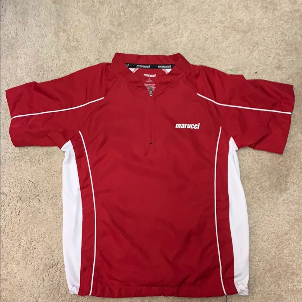 Perfect condition red Marucci boy shirt!